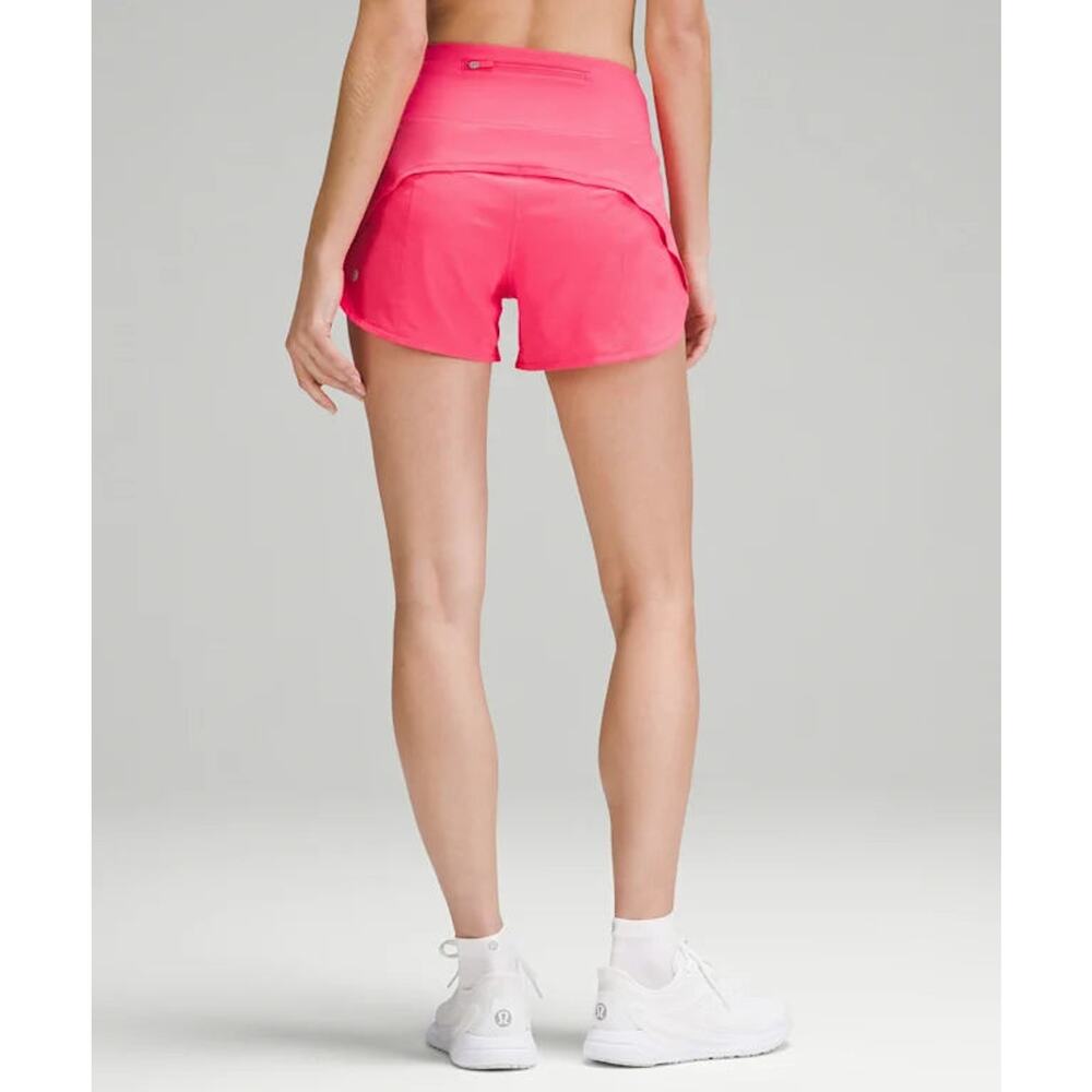 Lululemon Speed Up High-Rise Short 4" in Lip Gloss Pink size 10 - Picture 4 of 8